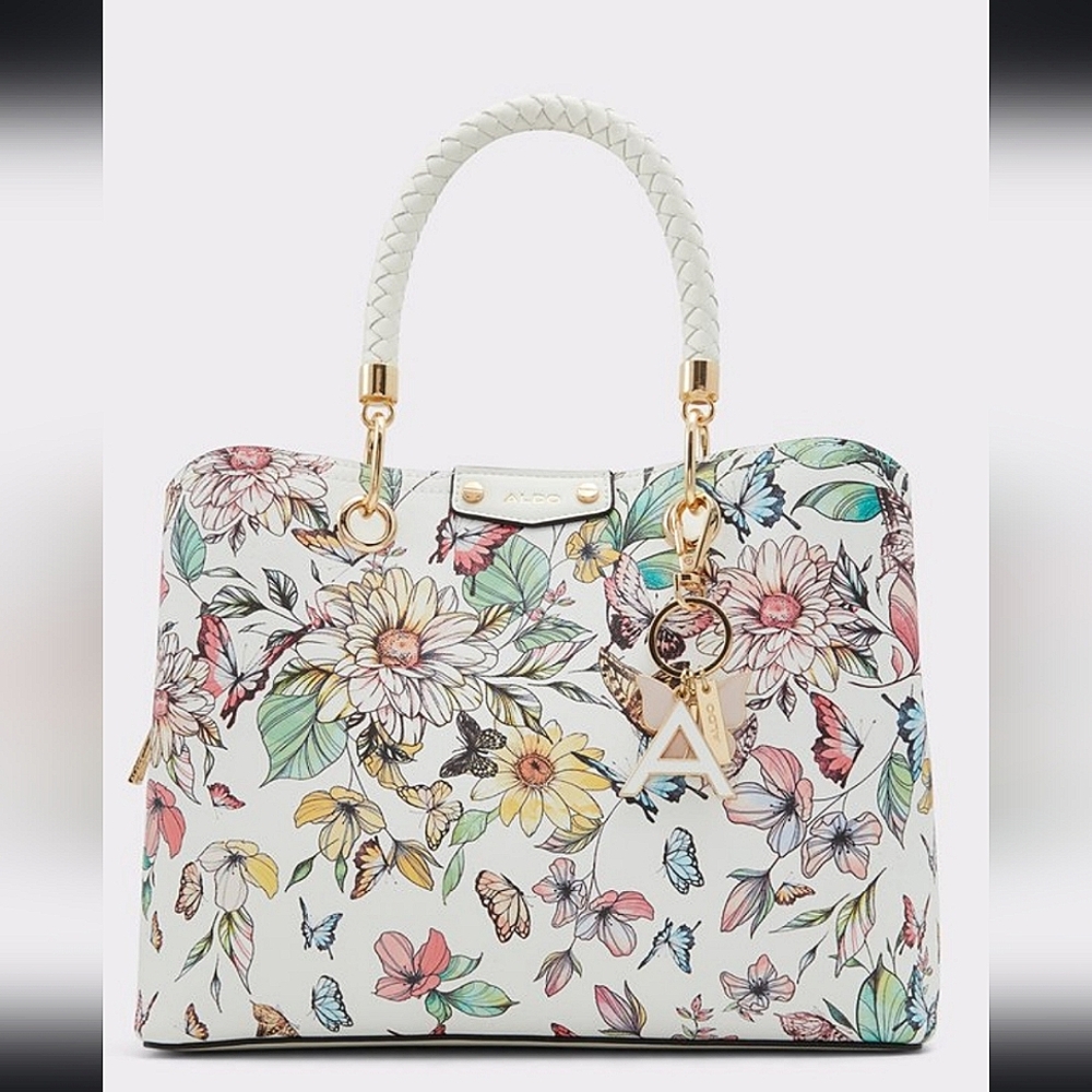 Aldo Myrtella Saffiano Satchel Bag New With Tags.